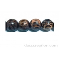 Old Palm Wood Round Beads 15mm
